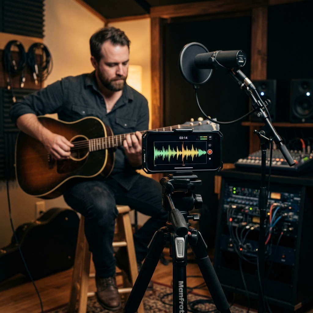 Gravação com celular