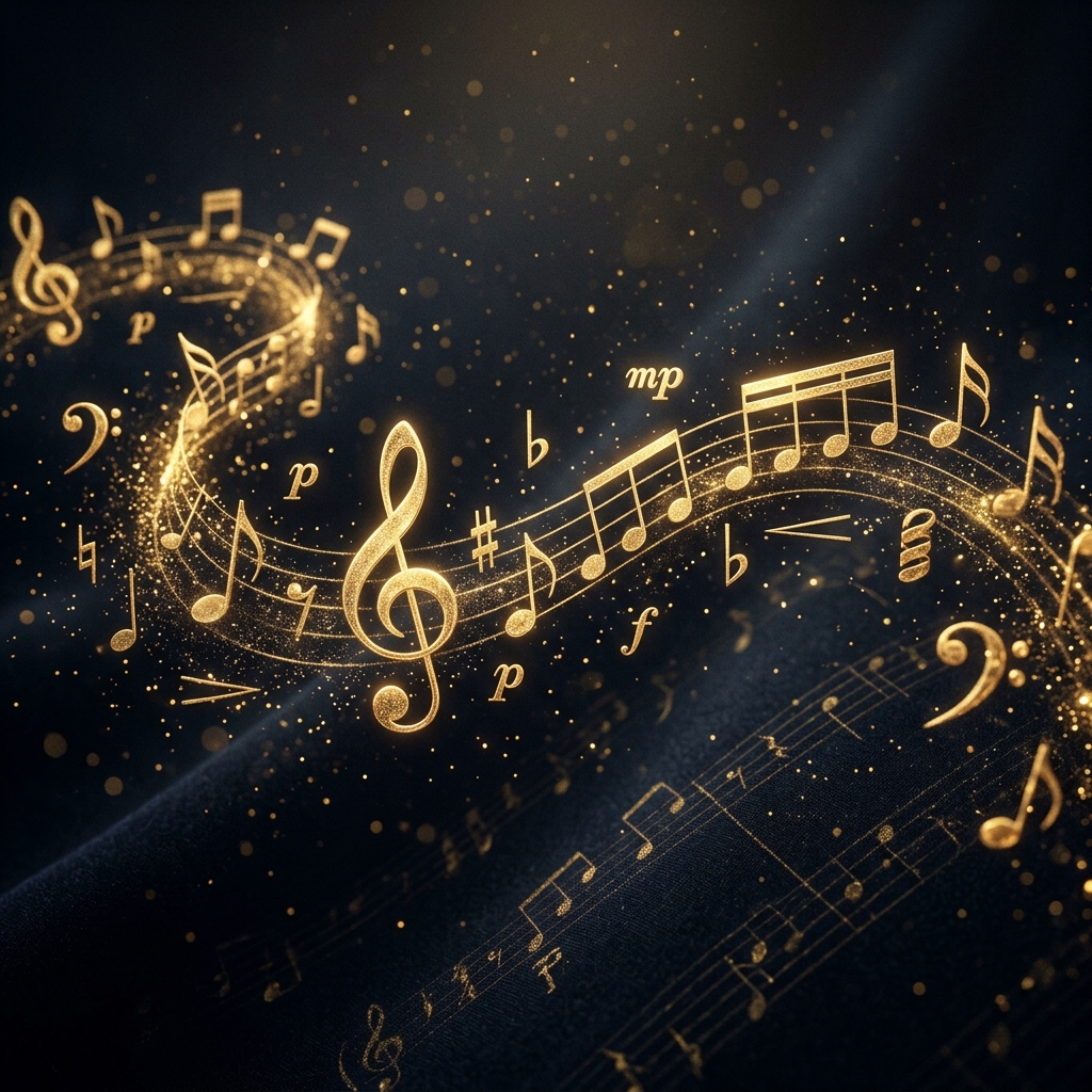 Representação artística de teoria musical